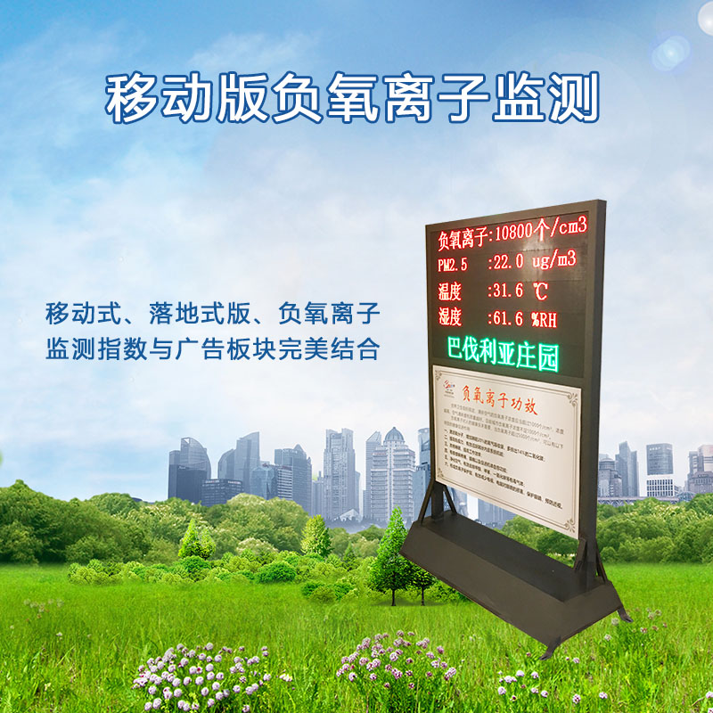 移动版负氧离子监测系统