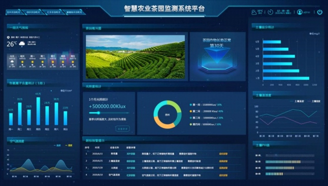 智慧农业管控气象监测云平台